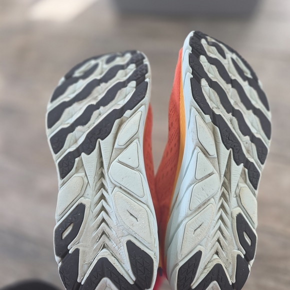 Hoka Clifton 8 Orange Blue Running Shoes Mens Sz 12 main image 9